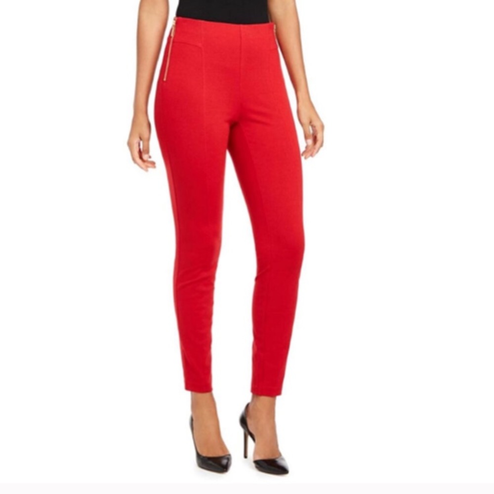 INC Red Skinny Pants